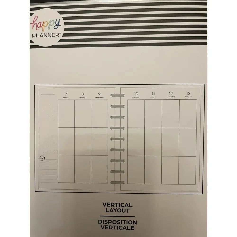 Happy Planner Classic 12 Month Vertical “Live Big” Dated 2023